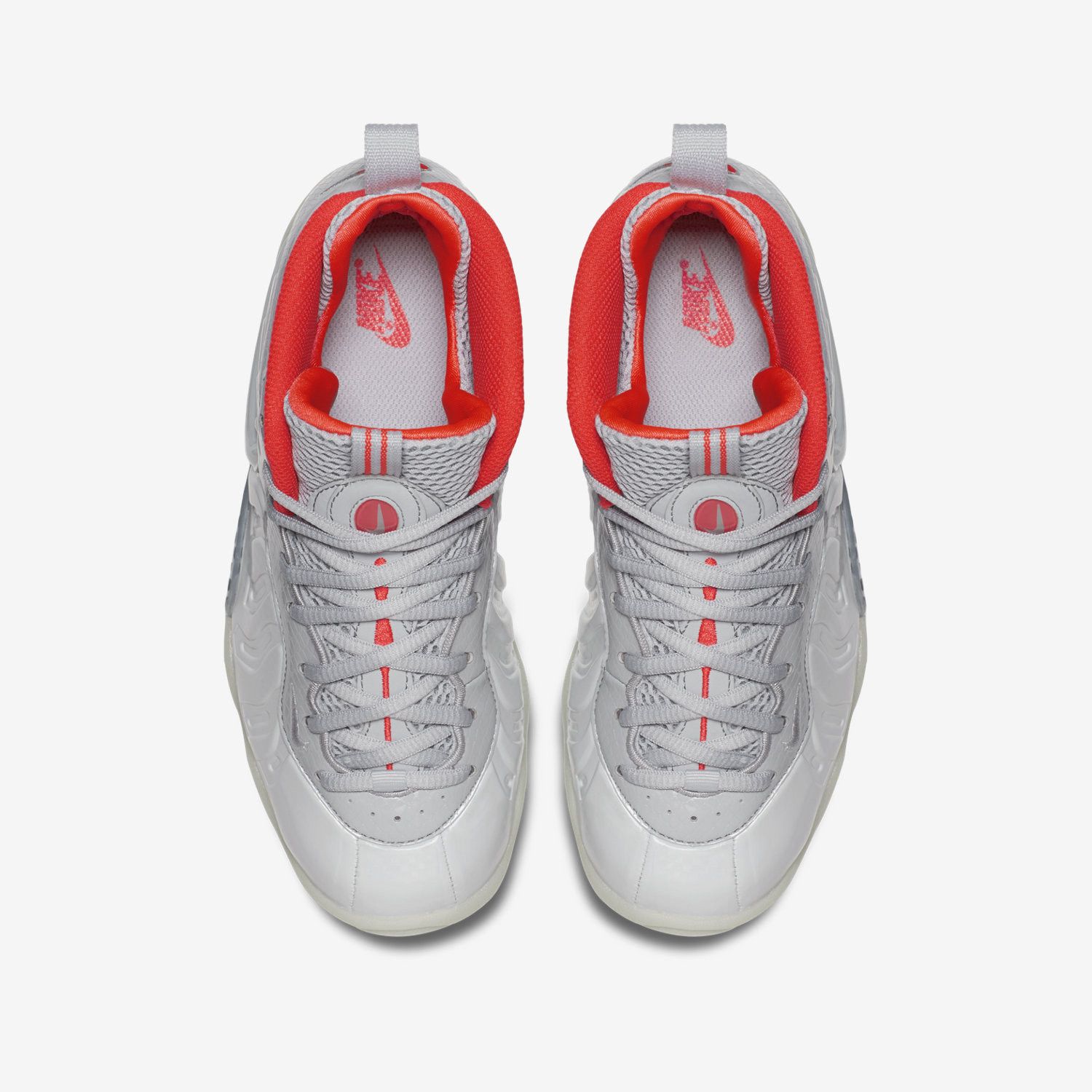 Foamposite pure platinum on feet store