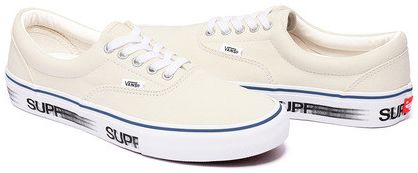 Supreme x Vans Era Pro Motion Logo White