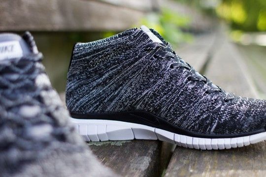 Nike free flyknit chukka dark grey online