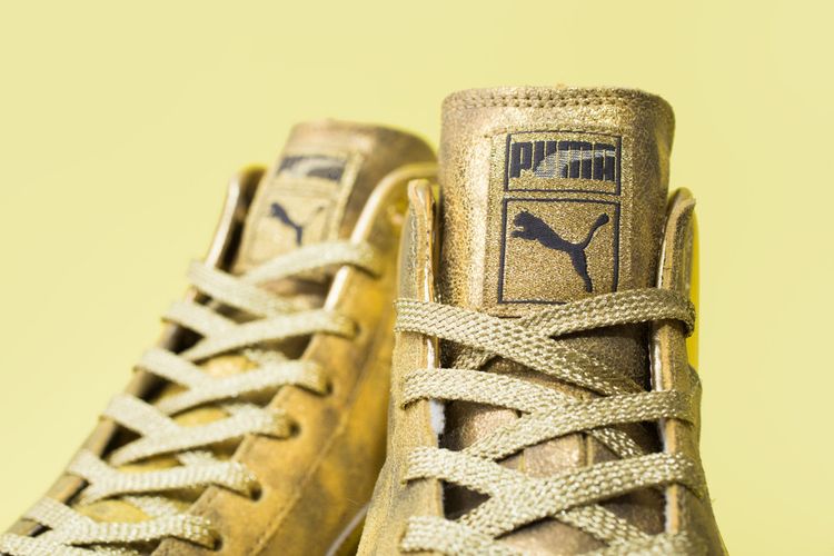Meek Mill x Puma Suede Classic Mid 24K Gold