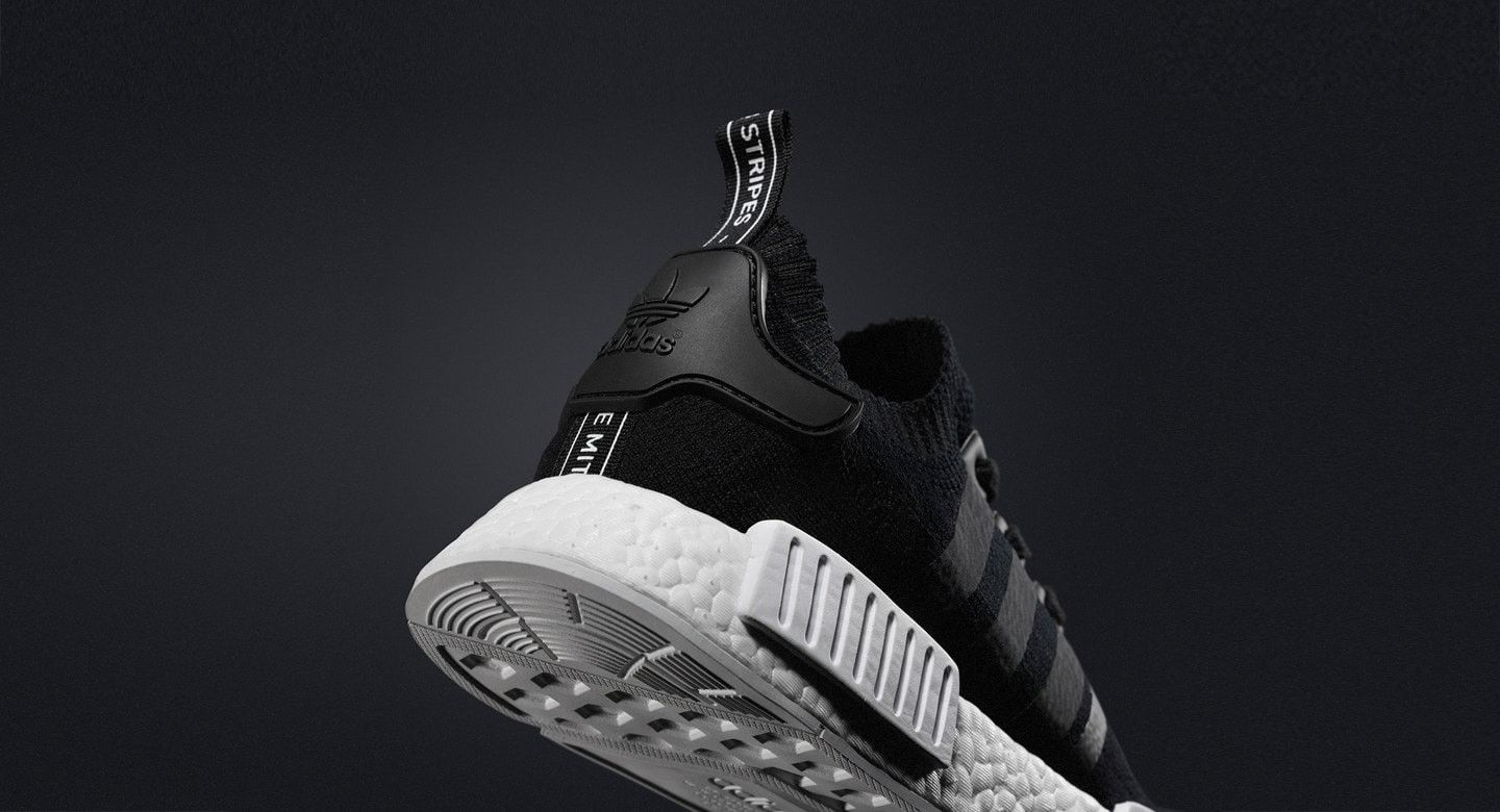 Nmd r1 primeknit monochrome clearance
