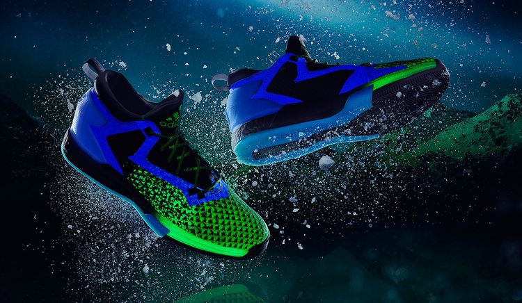 Adidas D Lillard 2 Aurora Borealis