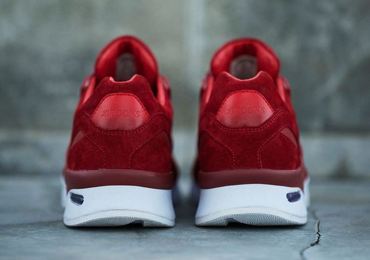 Brooks X BAIT Regent Inferno Running Shoes Mens Size 9.5 Red Suede 110205 1D 656 Buy Bait x Brooks Regent  main image 2