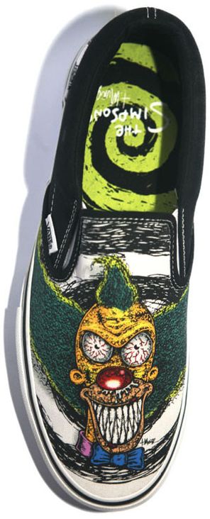 Tony Munoz x The Simpsons x Vans Classic Slip On Lx Krusty