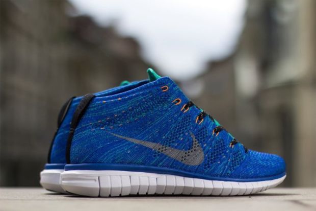 Nike Free Flyknit Chukka Game Royal