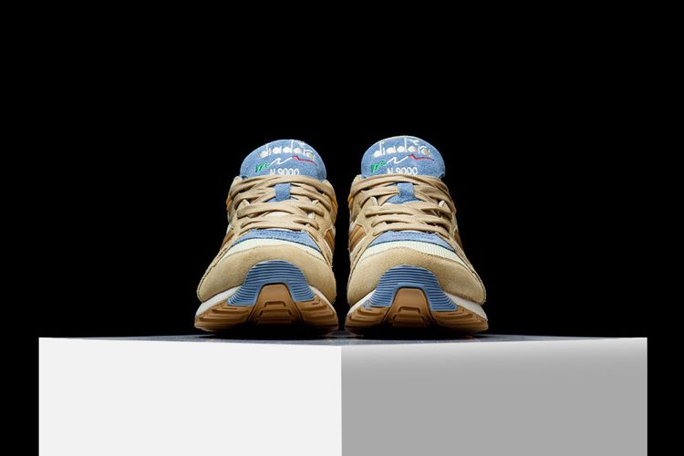 Diadora N9000 Nylon Beige Sheepskin