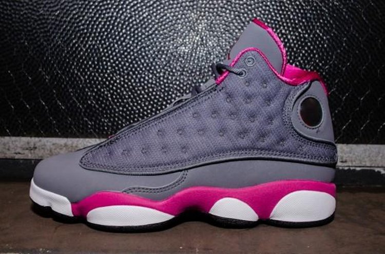 Air Jordan 13 Retro GS Grey Fusion Pink