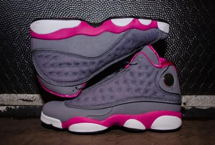 Air Jordan 13 Retro GS Grey Fusion Pink