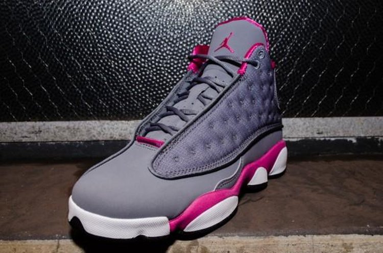 Air Jordan 13 Retro GS Grey Fusion Pink