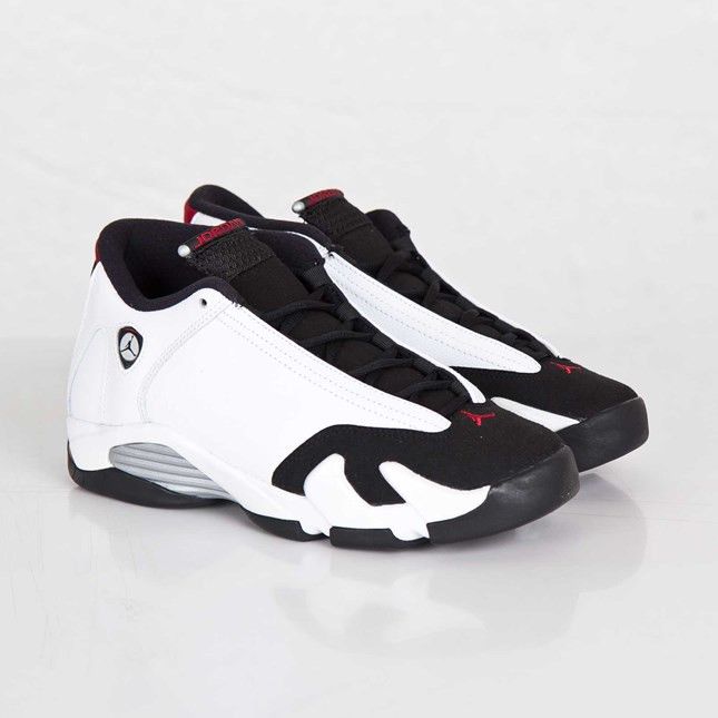 Size 4.0 Air Jordan 14 Retro BG Black Toe 2014