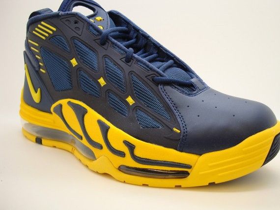 Nike Air TL Force Basketball Shoes Navy Blue Yellow Mens Size 9.5 525226-400 Nike Men main image 3