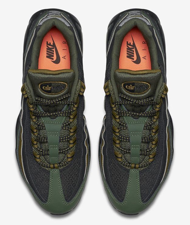 Green black and white air max 95 shop