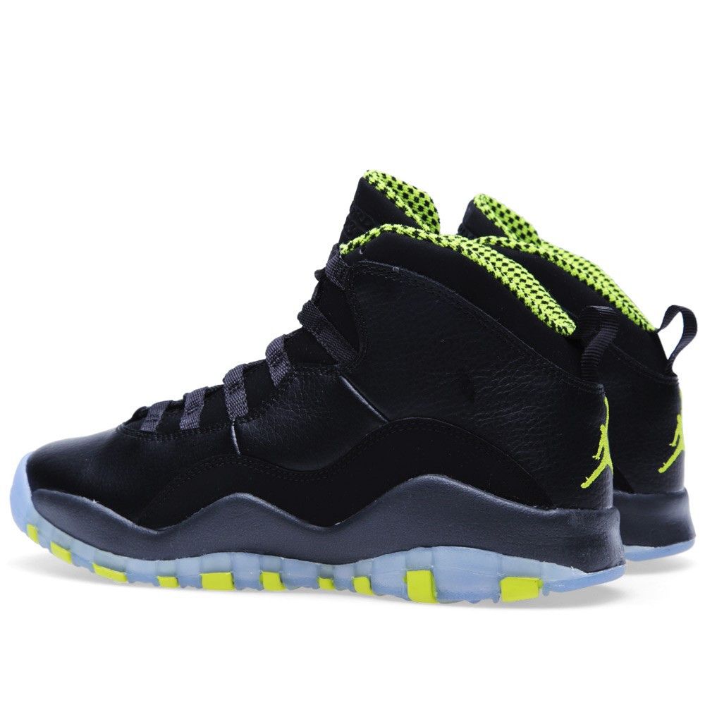 Jordan 10 black and green clearance