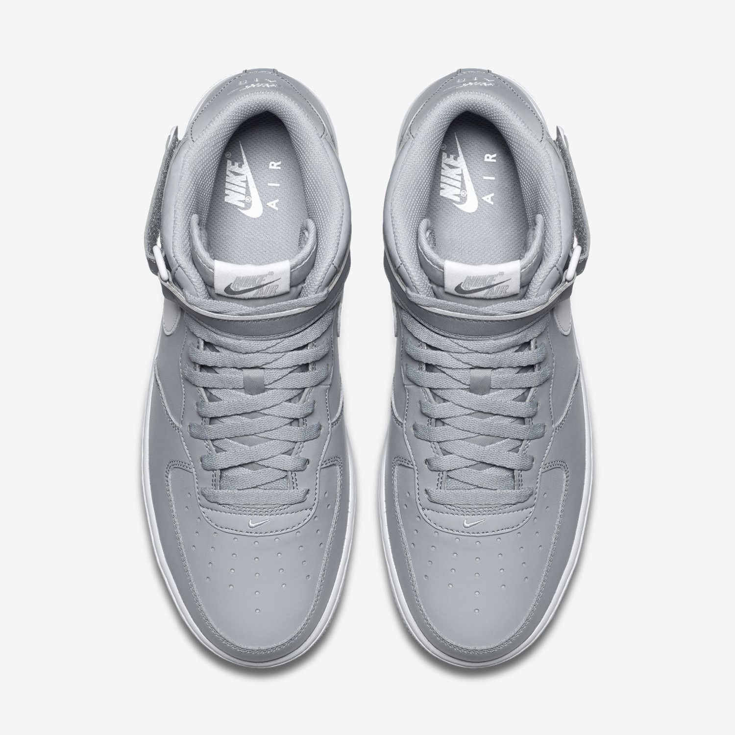 Air force 1 mid wolf grey top