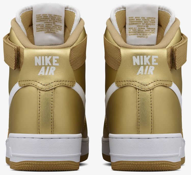 NikeLab Air Force 1 High Metallic Gold