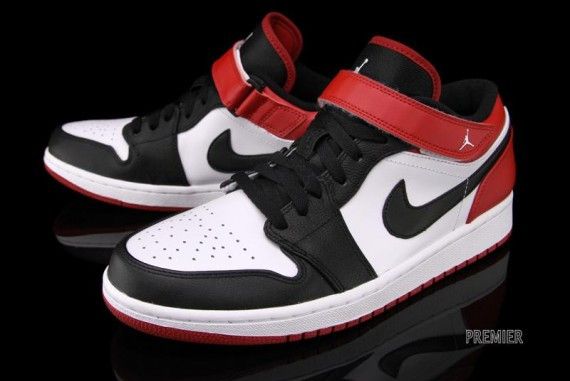 Air Jordan 1 Strap Low Black Toe