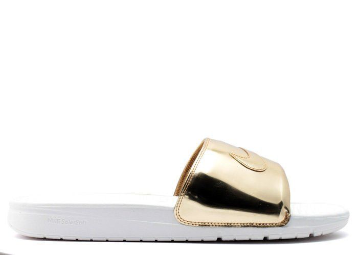 Buy Benassi Solarsoft Slide Sp Liquid Gold 696116 770 GOAT CA