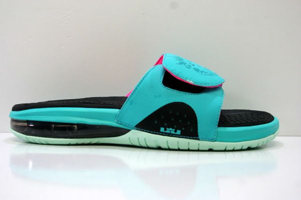 2012 Nike Air LeBron Slide \'South Beach\' 487332-400 Size 8 mens LeBron 8 VIII Nike LeBron Slide South Beach Men main image 2