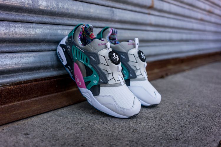 Graphers Rock x Puma Disc Blaze White