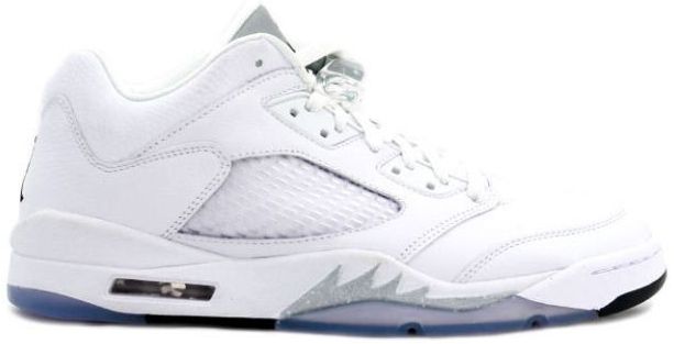 Wmns Air Jordan 5 Retro Low White Metallic 2006