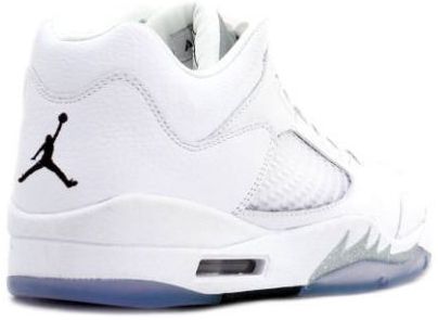 Wmns Air Jordan 5 Retro Low White Metallic 2006