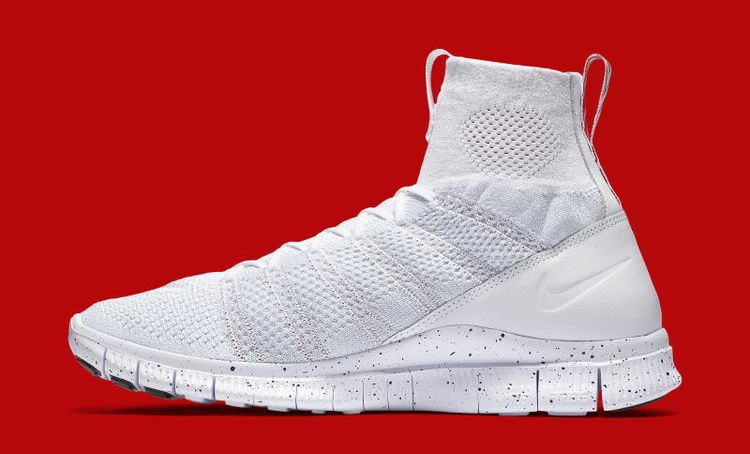 Nike Free Flyknit Mercurial Triple White