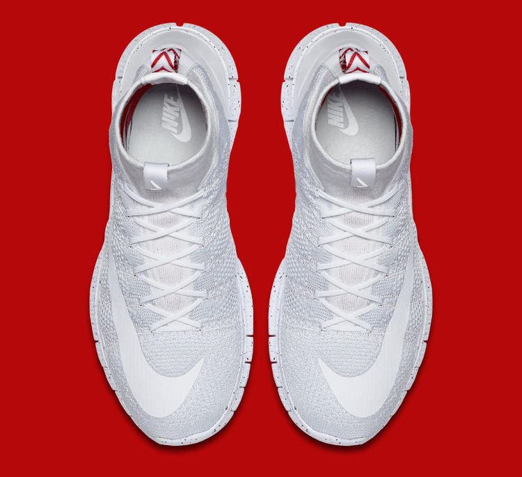Nike Free Flyknit Mercurial Triple White