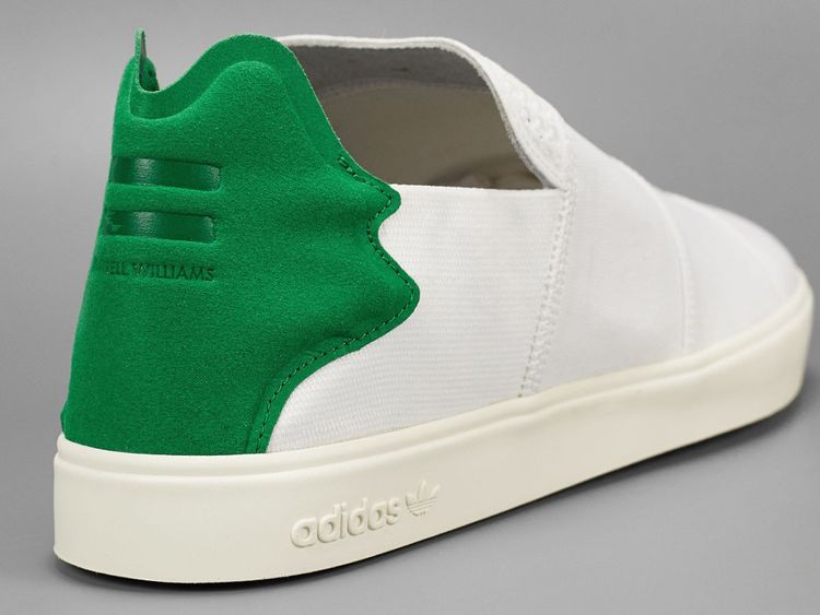 Pharrell Williams x Elastic Slip On White