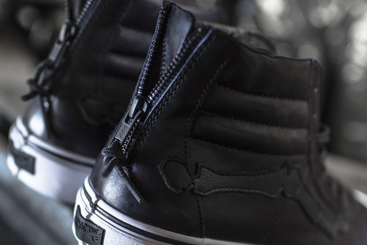 Vans Blends x Sk8 Hi Reissue Zip LX Bones   Peacoat