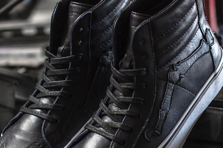 Vans Blends x Sk8 Hi Reissue Zip LX Bones   Peacoat