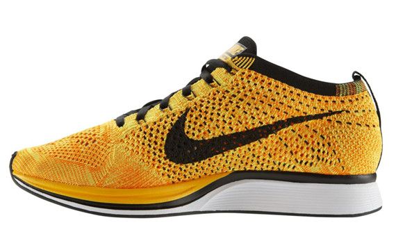 Nike flyknit racer yellow sales