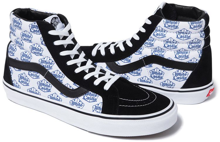Vans Supreme Sk8 Hi Reissue White Castle