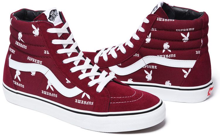 Supreme x Vans Sk8 Hi Reissue Pro Playboy