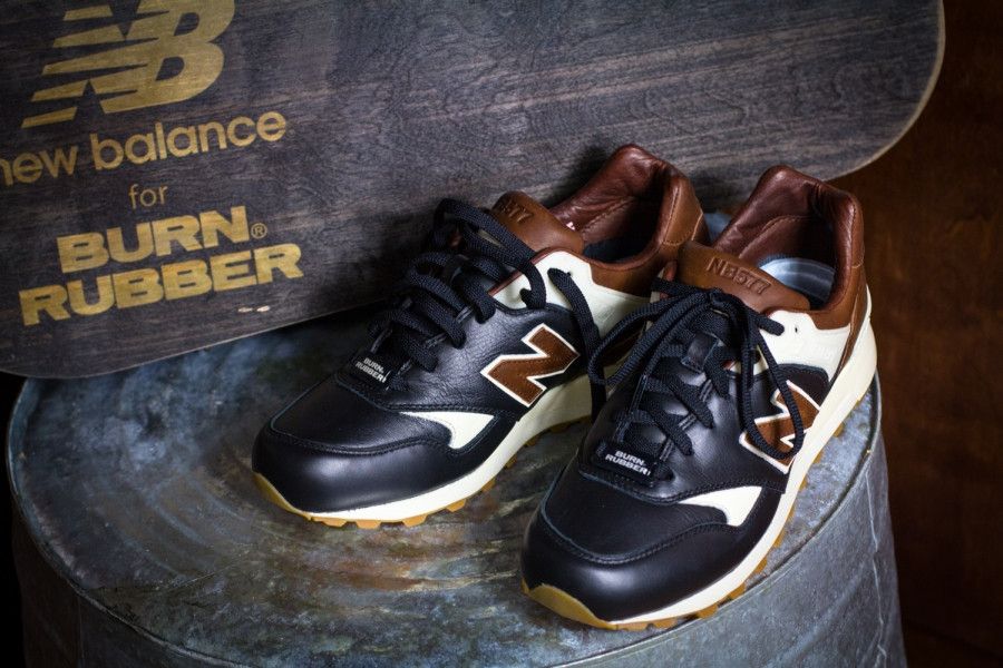 BURN RUBBER x New Balance ☆ CM577BR Black×Brown Buy Burn Rubber x 577 'Joe Louis' - CM577BR | GOAT