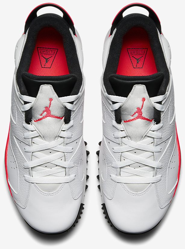 シューズ NIKE - NIKE JORDAN 6 RETRO LOW GOLF INFRARED Jordan 6 Retro Low Golf 'White Infrared' - Air Jordan