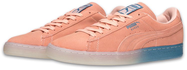 Puma Pink Dolphin x Suede Classic Coral Pink