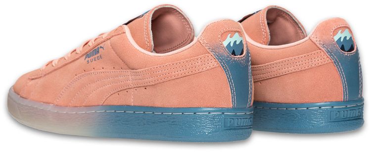 Puma Pink Dolphin x Suede Classic Coral Pink