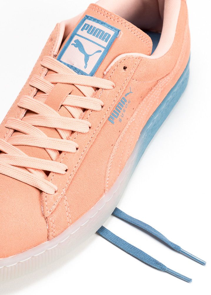 Puma Pink Dolphin x Suede Classic Coral Pink