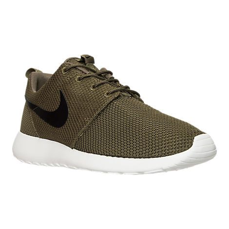 Nike roshe run olive green cheap