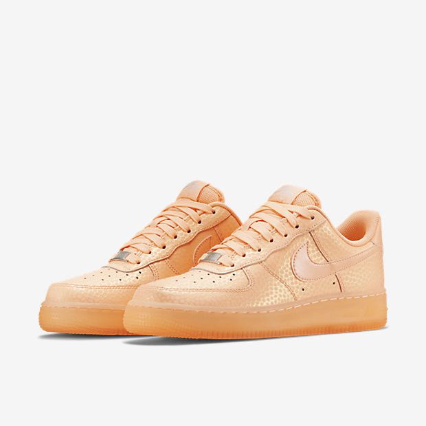 Nike air force sunset glow peach deals