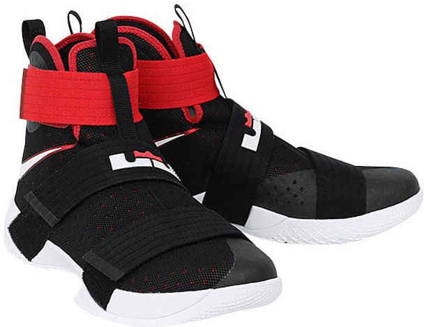 LeBron 10 Soldier Black Red