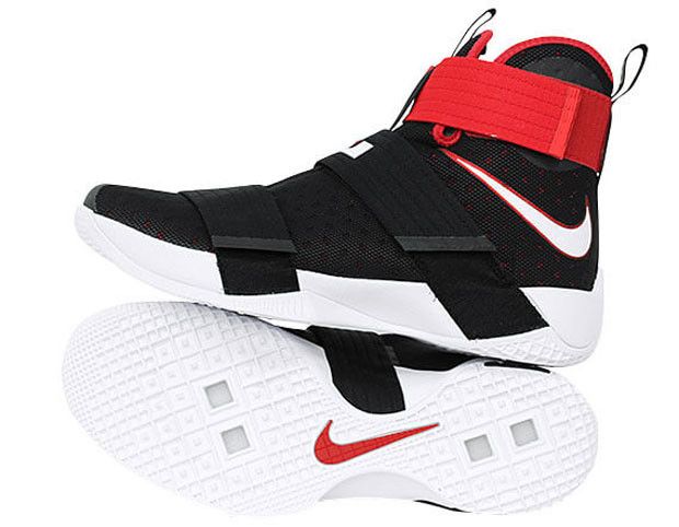 Lebron soldier 10 black and red outlet