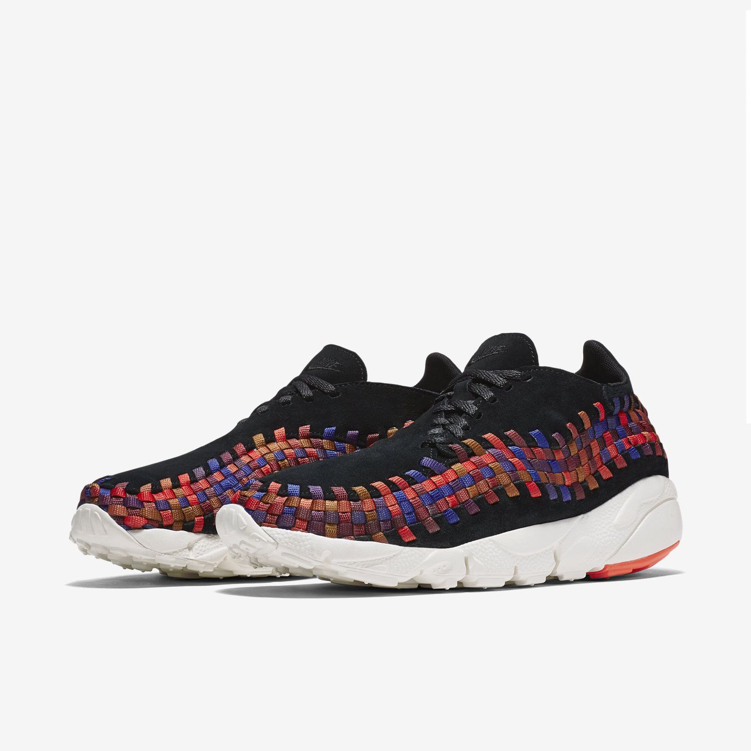Buy Air Footscape Woven NM 'Black Total Crimson' - 874892 003 | GOAT