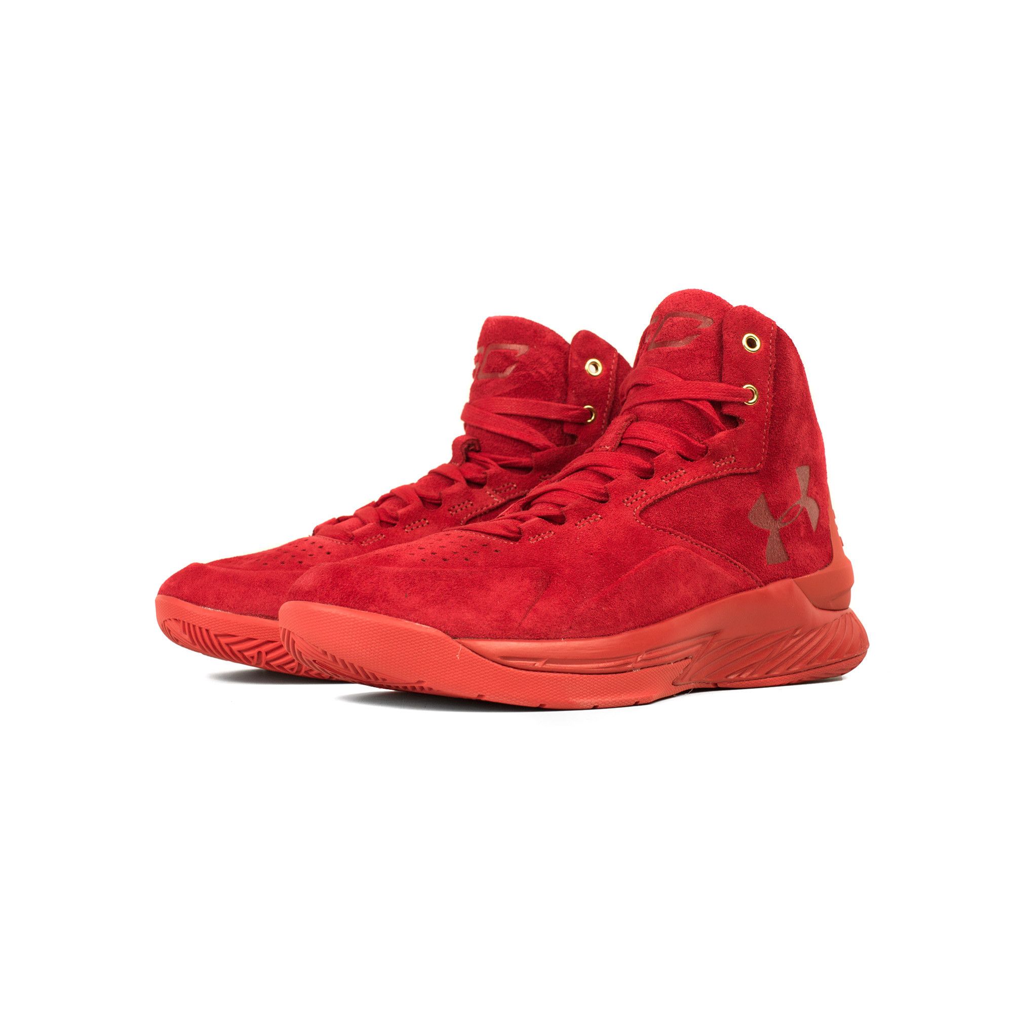 Buy Curry 1 Lux Mid Suede Triple Red 1298701 600 GOAT UK