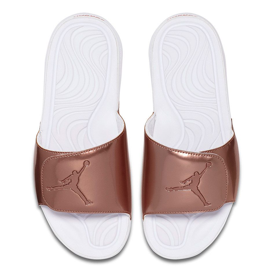 Buy Air Jordan Hydro 5 Pinnacle Bronze 854555 105 GOAT