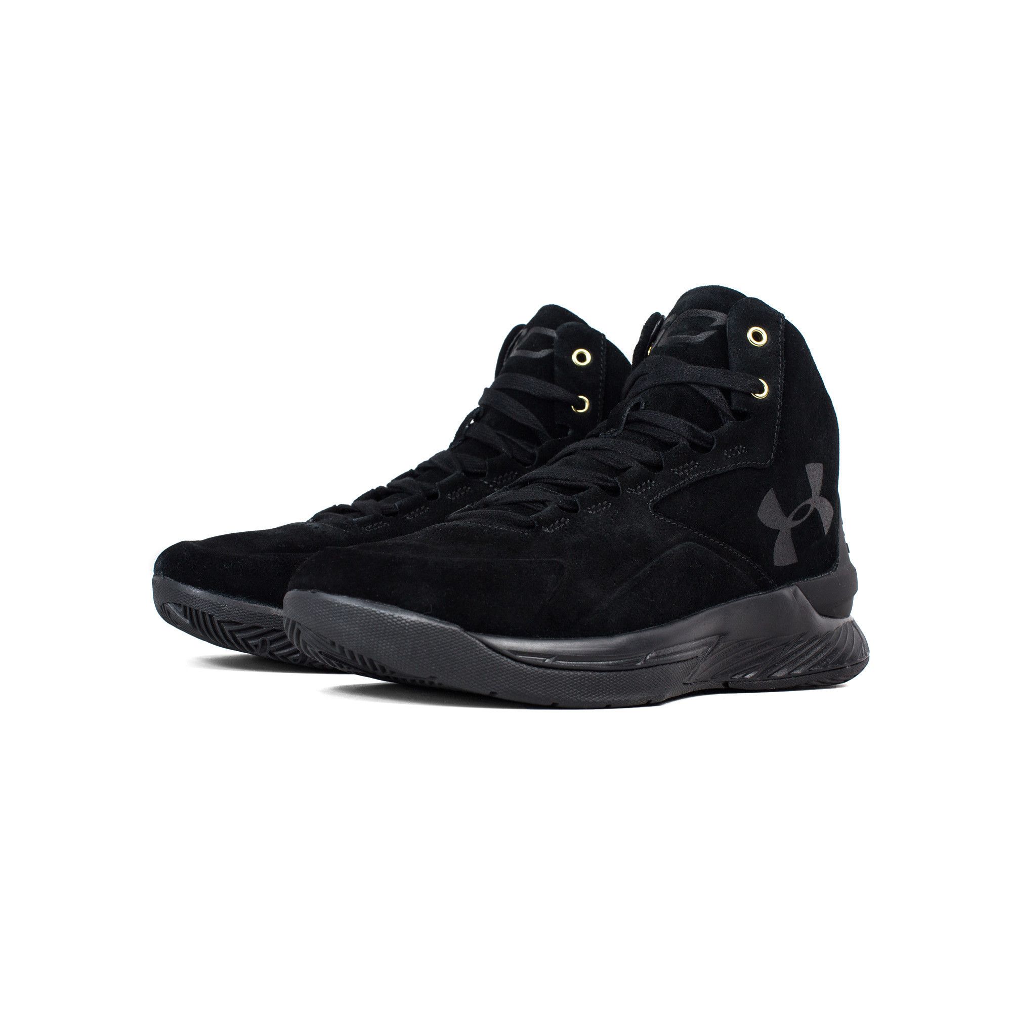 Buy Curry 1 Lux Mid 'Black Suede' - 1298701 001 | GOAT