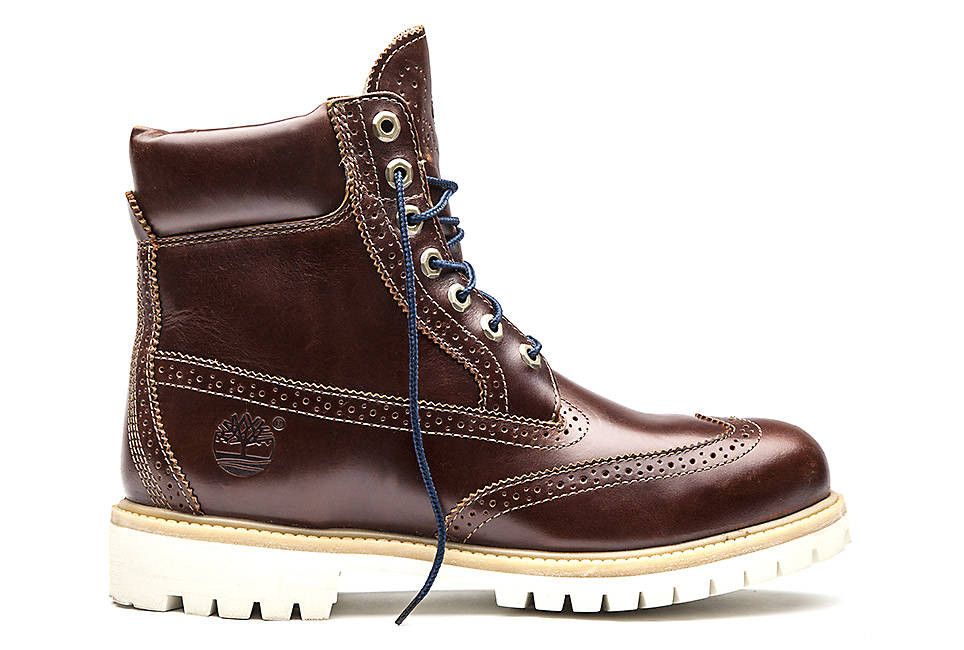 Timberland brogue wingtip boots best sale