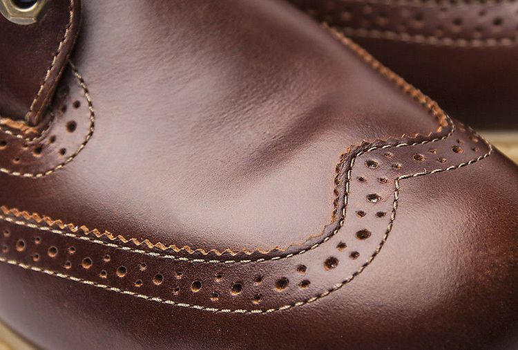 Timberland 6 Inch Premium Brogue Wingtip Brown