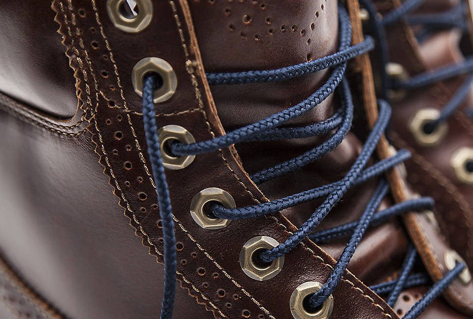 Buy 6 Inch Premium Brogue Wingtip Brown A16WL GOAT