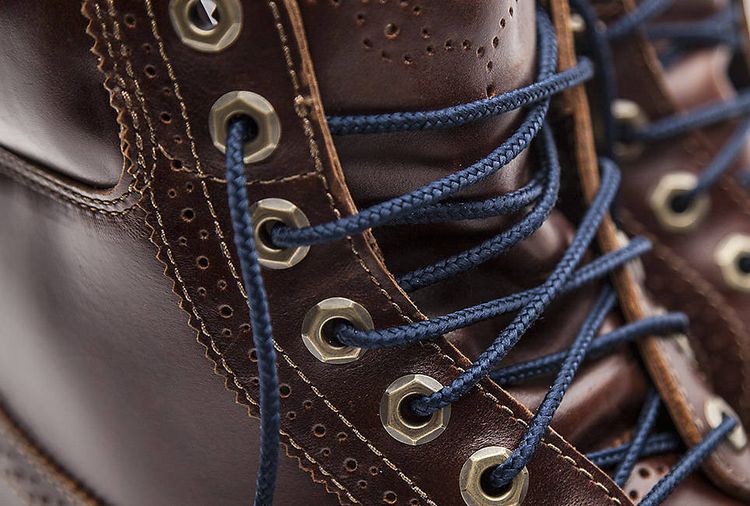 Timberland 6 Inch Premium Brogue Wingtip Brown